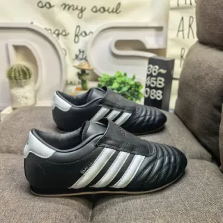 Adidas Sambas Black and White Indoor Soccer Shoes