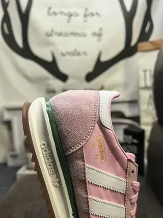 Adidas SL 72 Pink and White Lifestyle Sneakers 3