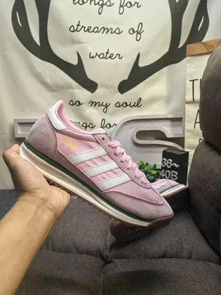Adidas SL 72 Pink and White Lifestyle Sneakers 5