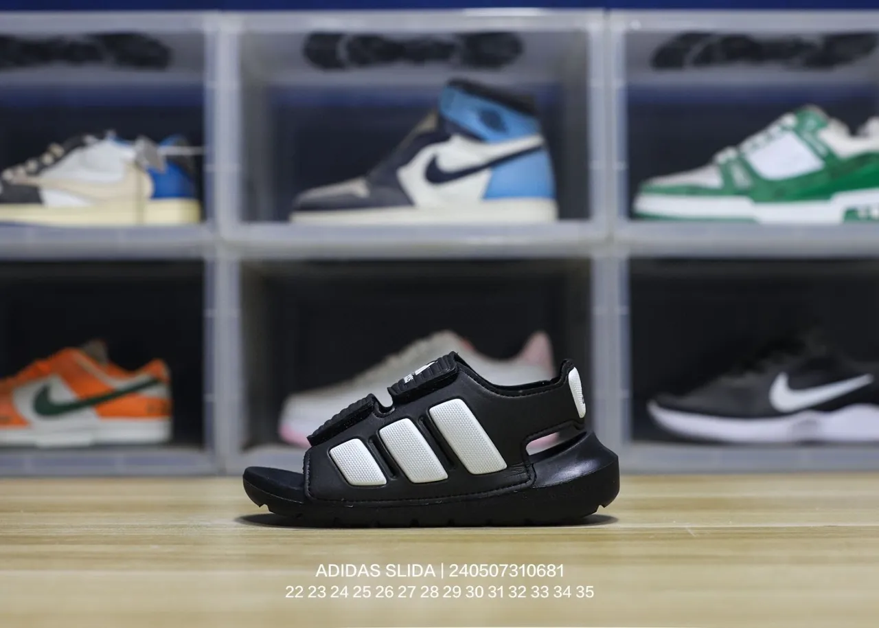 Adidas Slida Sandales Casual Bleues et Marine 7