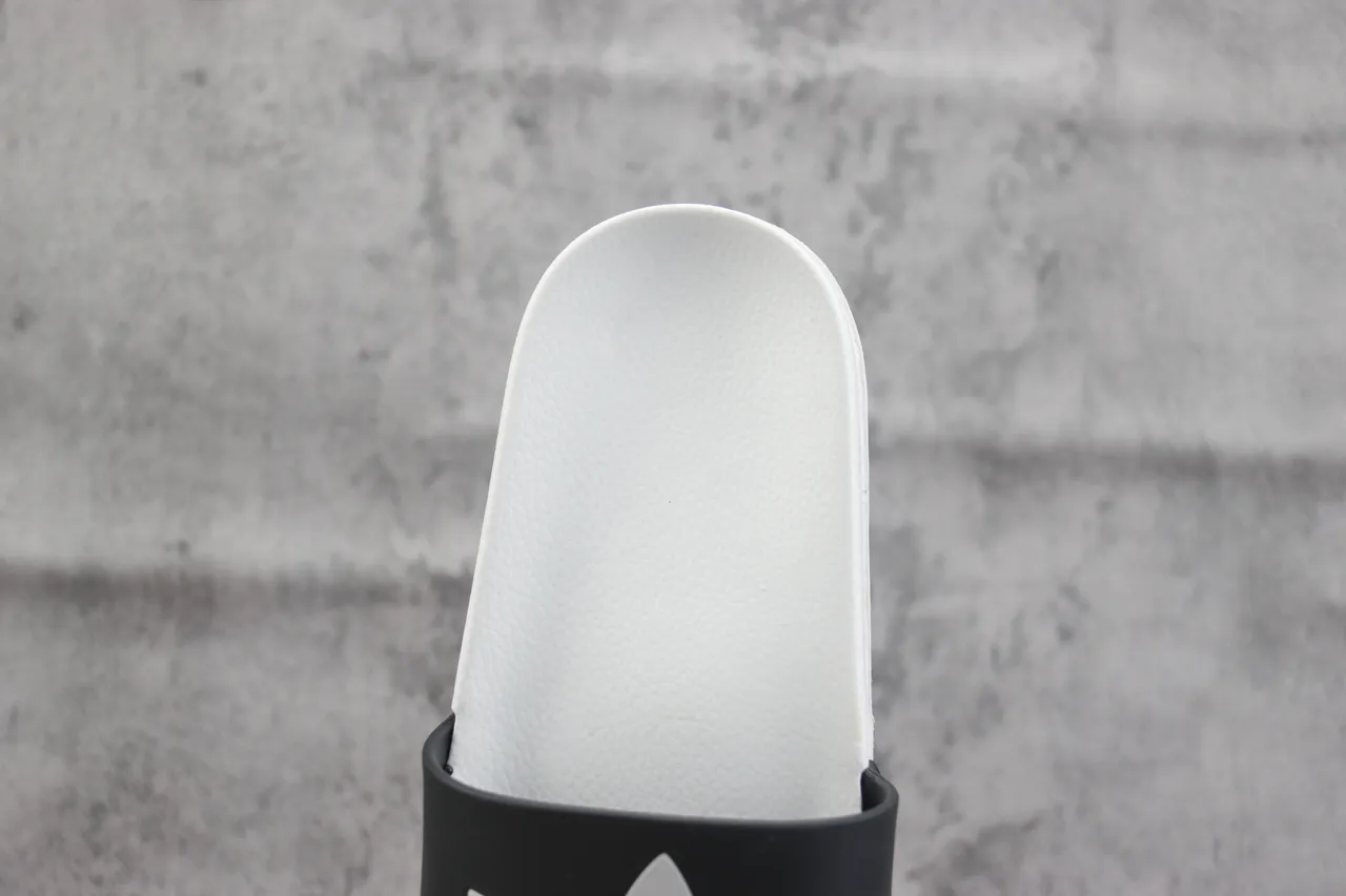 Adidas Slide Black and White Slippers 4