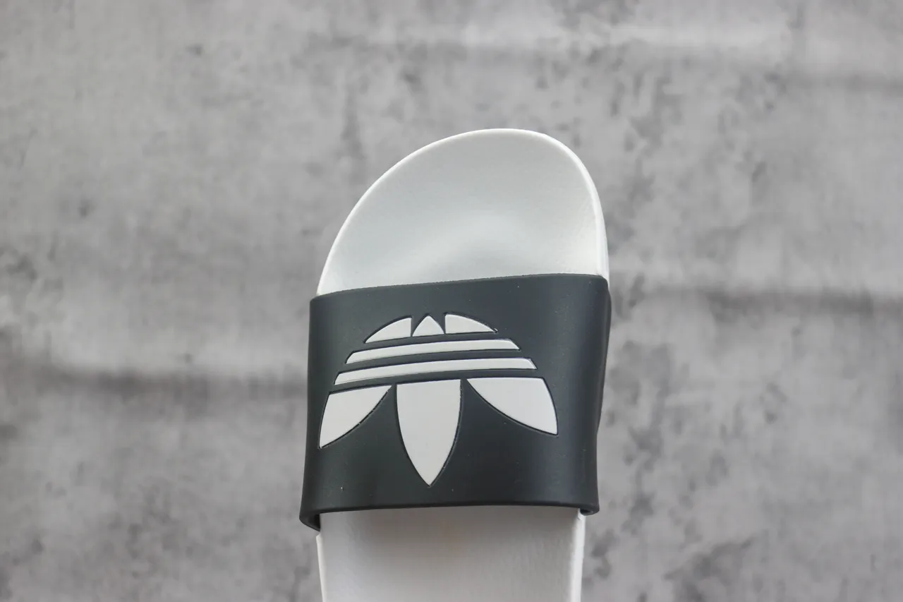 Adidas Slide Black and White Slippers 5
