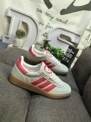 Adidas Spezial Beige and Red Lifestyle Sneakers 9