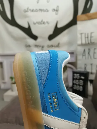 Adidas Spezial Blue and White Lifestyle Sneakers 3