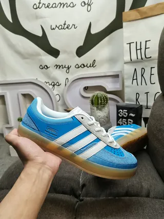 Adidas Spezial Blue and White Lifestyle Sneakers 5