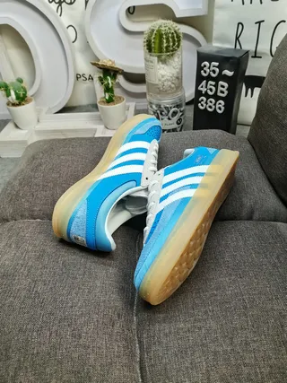 Adidas Spezial Blue and White Lifestyle Sneakers 6