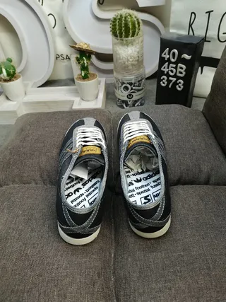 Adidas Spezial Denim Black Silver Gray Lifestyle Sneakers 8
