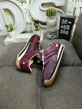 Adidas Spezial Maroon and Purple Velvet Stripe Lifestyle Sneakers 6