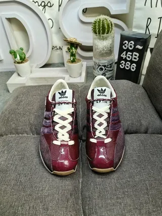 Adidas Spezial Maroon and Purple Velvet Stripe Lifestyle Sneakers 10