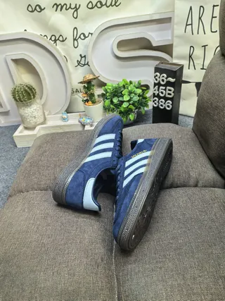 Adidas Spezial Navy Blue and Light Blue Suede Lifestyle Sneakers 6