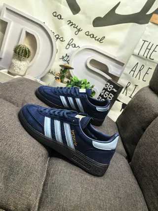 Adidas Spezial Navy Blue and Light Blue Suede Lifestyle Sneakers 7