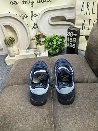 Adidas Spezial Navy Blue and Light Blue Suede Lifestyle Sneakers 8