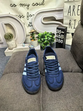 Adidas Spezial Navy Blue and Light Blue Suede Lifestyle Sneakers 10