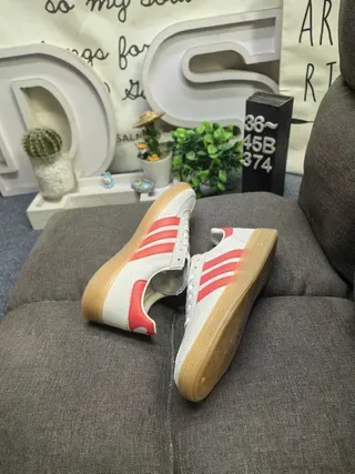 Adidas Spezial Off-White and Maroon Lifestyle Sneakers 6