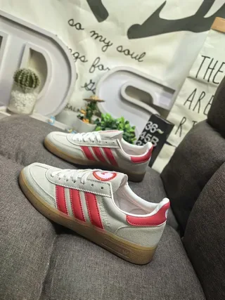 Adidas Spezial Off-White and Maroon Lifestyle Sneakers 7