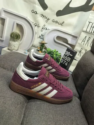 Adidas Spezial Off-White and Maroon Lifestyle Sneakers 19