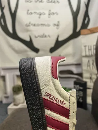 Adidas Spezial Off-White and Maroon Lifestyle Sneakers 23