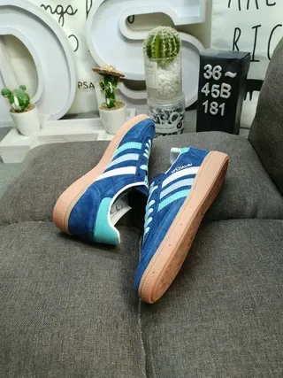 Adidas Spezial Red Yellow Blue Suede Lifestyle Sneakers 6