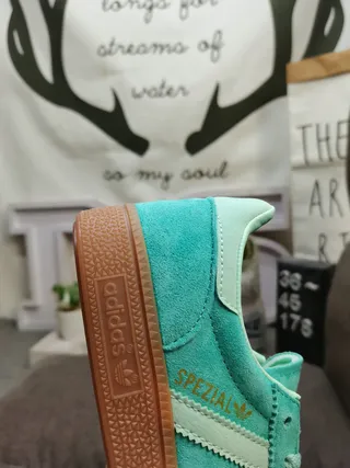 Adidas Spezial Turquoise Mint Suede Lifestyle Sneakers 13