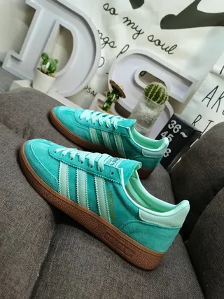 Adidas Spezial Turquoise Mint Suede Lifestyle Sneakers 17
