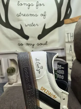 Adidas Spezial White and Black Lifestyle Sneakers 3