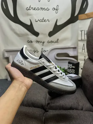 Adidas Spezial White and Black Lifestyle Sneakers 5