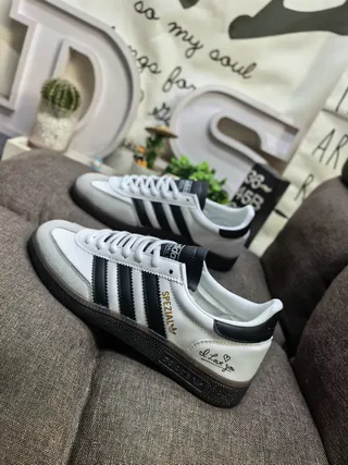Adidas Spezial White and Black Lifestyle Sneakers 7