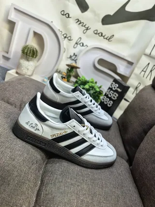 Adidas Spezial White and Black Lifestyle Sneakers 9