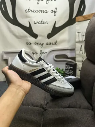 Adidas Spezial White and Black Lifestyle Sneakers 5