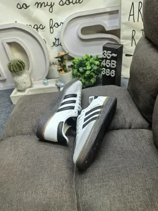 Adidas Spezial White and Black Lifestyle Sneakers 6