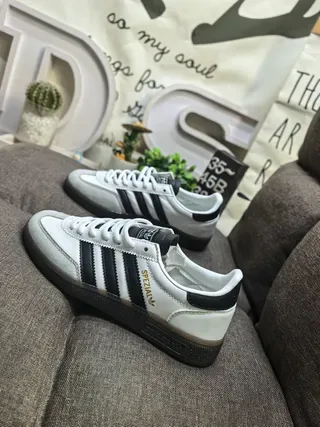 Adidas Spezial White and Black Lifestyle Sneakers 7