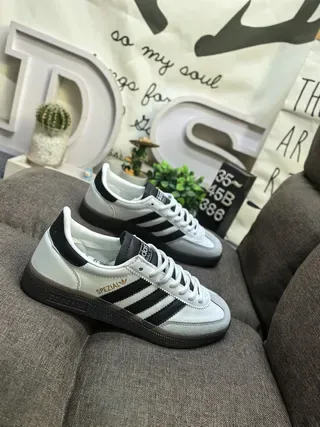 Adidas Spezial White and Black Lifestyle Sneakers 9