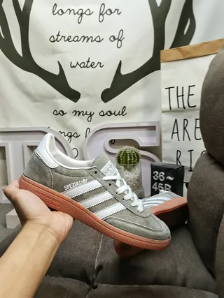 Adidas Spezial White and Red Suede Lifestyle Sneakers 5