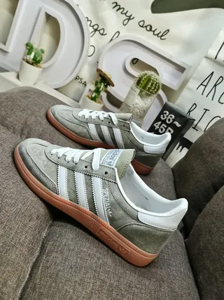 Adidas Spezial White and Red Suede Lifestyle Sneakers 7