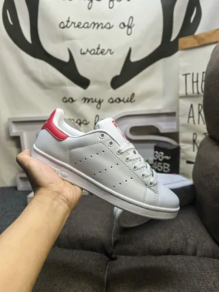 Adidas Stan Smith White and Gold Lifestyle Sneakers 15