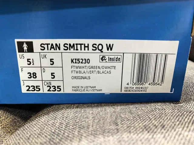 Adidas Stan Smith White and Green Lifestyle Sneakers 2