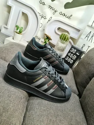 Adidas Superstar Beige Multicolor Shell-Toe Three-Stripe Side Panel Lifestyle Sneakers 19