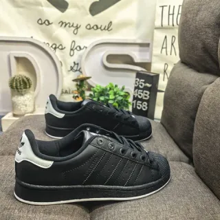Adidas Superstar Black and White Lifestyle Sneakers