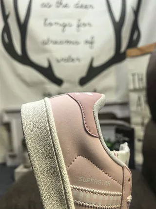 Adidas Superstar Dusty Pink and Off-White Lifestyle Sneakers 3