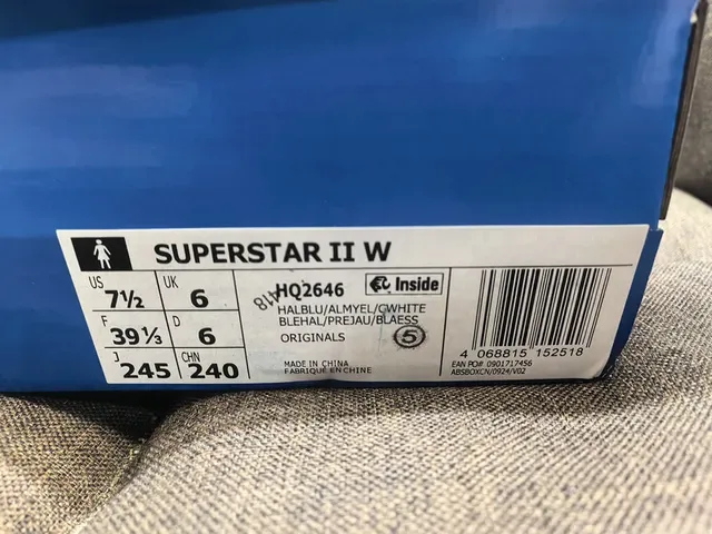 Adidas Superstar Light Blue Lifestyle Sneakers 2