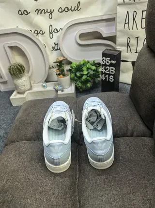 Adidas Superstar Light Blue Lifestyle Sneakers 8