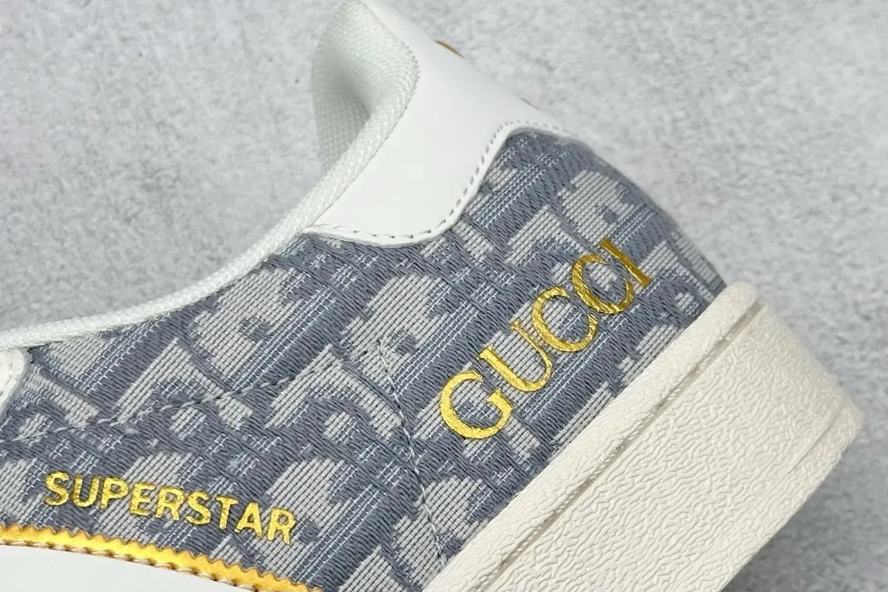 Adidas Superstar Monogram Print Off-White Lifestyle Sneakers 3