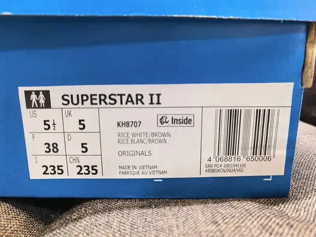 Adidas Superstar Off-White and Brown Lifestyle Sneakers 2