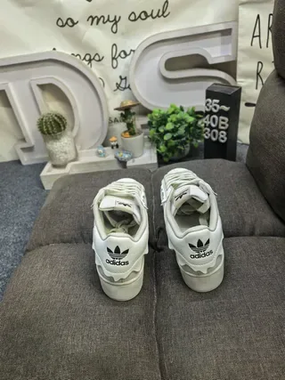 Adidas Superstar White and Black Lifestyle Sneakers 8