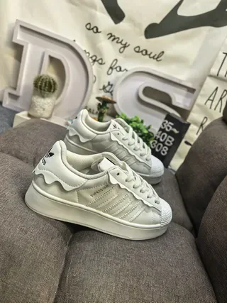 Adidas Superstar White and Black Lifestyle Sneakers 9