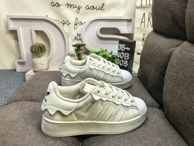 Adidas Superstar White and Black Lifestyle Sneakers 11
