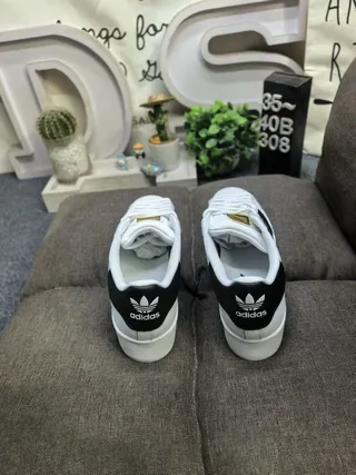 Adidas Superstar White and Black Lifestyle Sneakers 18