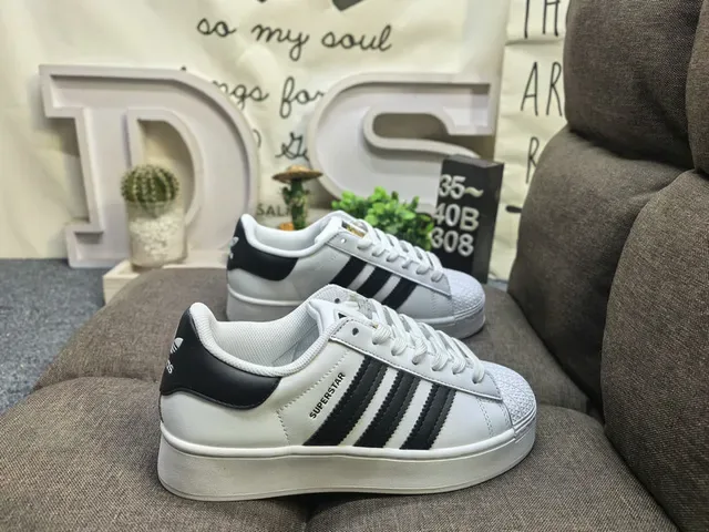 Adidas Superstar White and Black Lifestyle Sneakers 21