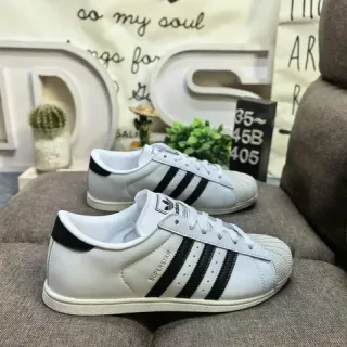 Adidas Superstar White and Black Lifestyle Sneakers