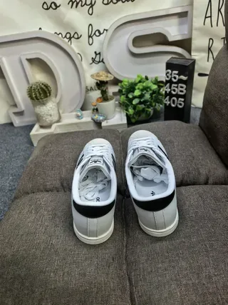 Adidas Superstar White and Black Lifestyle Sneakers 8